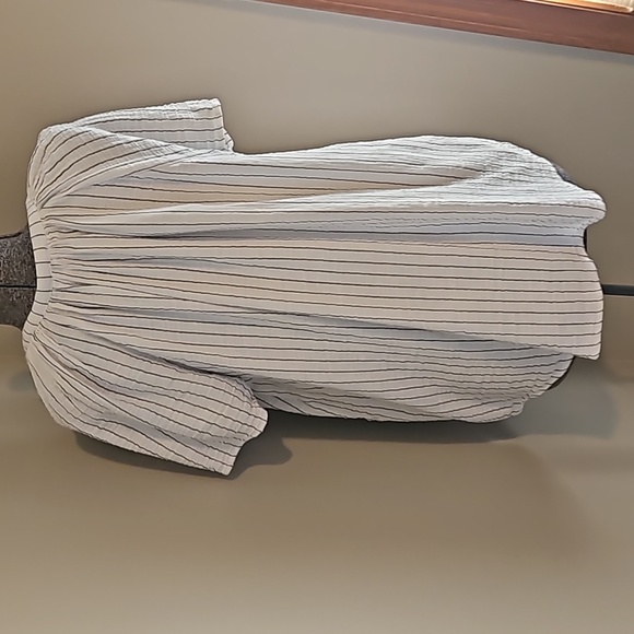 Joie striped shirt with button down vee - Picture 4 of 7